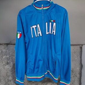 Vntg Infinity Sz-Xl blue  ITLA track Jacket